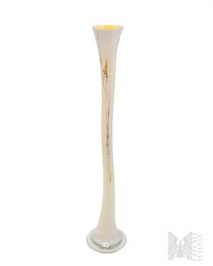 Vase mit Flöte - Glashütte Krosno (?)