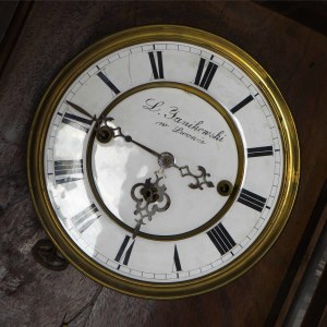 19th Century Vein Clock L. Janikowski Lvov - Mühlhauser & Pleskot.