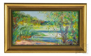 Irena Krzywińska (1922-2017) “Wiosenny Pejzaż Nadwodny” 1978 Rok