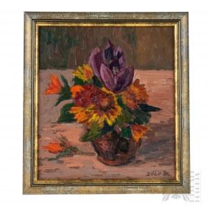 Donald Solo (1919 - 2010), Still Life with Flowers