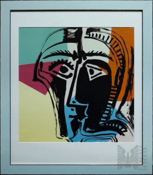 Andy Warhol (1928-1987) - Head according to Picasso, 1985.