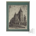 Churches of Cracow, set of 3 woodcuts, 1942 Staatliche Kunstgewerbeschule Krakau
