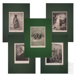 Artur Grottger (1837-1867) -Série de 5 estampes
