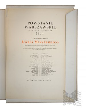 Jozef Mlynarski (1925-1984), Warsaw Uprising - Series of 20 Original Etchings