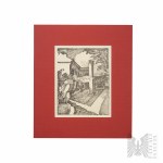 Henryk Rodakowski (1823-1894) e altri - Serie di 9 xilografie