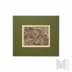 Henryk Rodakowski (1823-1894) e altri - Serie di 9 xilografie