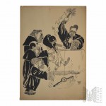Gustaw Rogalski (1887-1939) - Gorgona - vollständige Mappe mit 8 Autolithographien, 1933