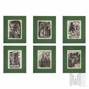Stanislaw Raczynski (1903-1982) - Set of 6 woodcuts from the series 