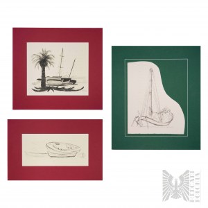 Moses Kisling (1891-1953) - Set di 3 litografie