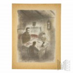 Zdzisław Czermański (1900 - 1970) - Zestaw 8 Litografii z 1936 roku z cyklu Piłsudski na Syberii