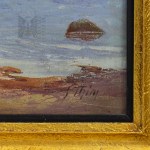Author unknown, 20th century, Lake landscape with ducks