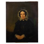 19th Century, Biedermeier, Portrait of a Woman in Mourning Dress