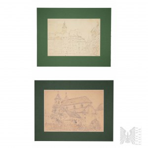 Tadeusz Cieślewski - Father (1870-1956) - Set of 2 drawings