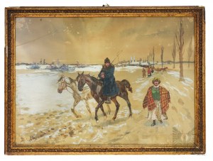 Wacław Tracewski (1865-1904) - Paesaggio invernale