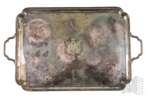 19th Century - Tray with Napoleon's Coat of Arms