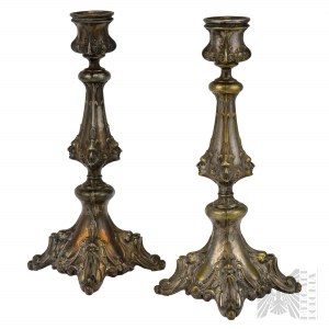 Henneberg Brothers Warsaw - Pair of Secession Candlesticks