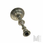 XIX/XX Wiek - Austro-Węgry Srebrny (0.800) Świecznik - Wiedeń