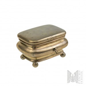 19. Jahrhundert - Silber (0.750) Baron's Box Zuckerdose - Preußen/Deutschland