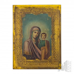 19. storočie - Rusko - Kazaňská Panna Mária