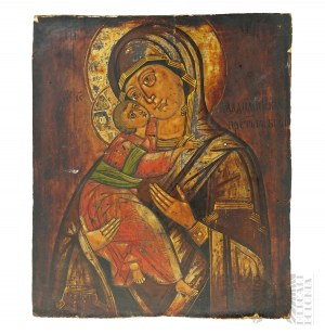 17th Century Icon of the Mother of God 