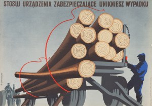 Andrzej Kowalewski (nato nel 1923), poster sulla salute e la sicurezza 