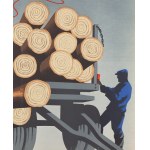 Andrzej Kowalewski (ur. 1923), Plakat BHP Stosuj urządzenia zabezpieczające