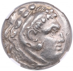 Tetradrachm AR Tracja (Odessos) ok. 280-225 p.n.e. - W imieniu Aleksandra III Macedońskiego - NGC Ch XF