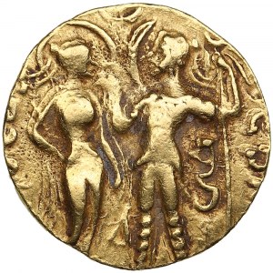 Indie, Imperium Guptów, AV Dinar ND - Chandragupta I (AD 319-343)