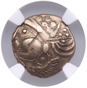 Galia Celtycka, Aulerci Eburovices EL Hemistater, koniec III - początek II w. p.n.e. - NGC VF
