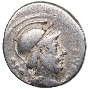 Römische Republik (Rom) AR Denarius, 55 v. Chr. - P. Fonteius P.f. Capito