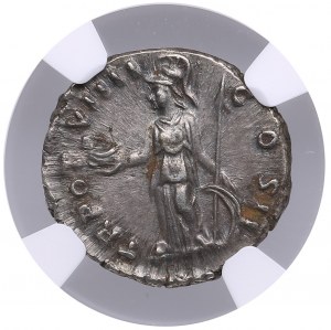 Imperium Rzymskie (Rzym) Denar AR (AD 154-155) - Marek Aureliusz jako Cezar. Wybity za panowania Antoninusa Piusa - NGC Ch XF_x000D