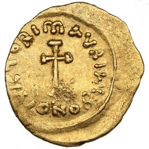 Cesarstwo Bizantyjskie (Konstantynopol) AV Tremissis - Maurycy Tyberiusz (582-602 n.e.)