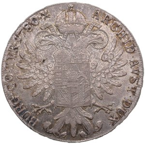 Rakúsko, Svätá ríša rímska (Rusko?) AR Taler 1780 - Mária Terézia (1740-1780)