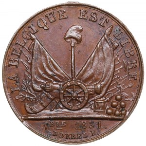 Belgium (Kingdom) Æ medal 1831 - Immortal glory to the Belgians