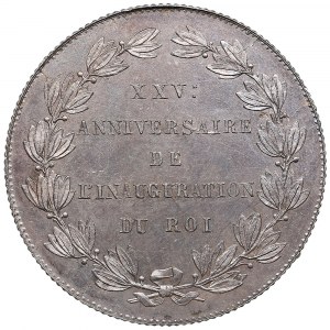 2 franki belgijskie 1856 - legenda francuska - 25. rocznica zaprzysiężenia króla Leopolda I (1831-1865)