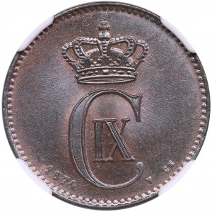 Denmark 2 Øre 1874 - Christian IX (1863-1906) - NGC MS 63 BN