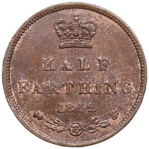Royaume-Uni Half Farthing 1852 - Victoria (1837-1901)