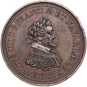 France Medal - Henry IV the coin workshops of Chalons-en-Champagne 1591