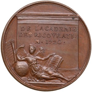 France Bronze Medal (1723-1724) - Famous Men of the Age of Louis XIV - Anne Dacier (1654-1720)