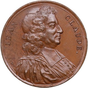 France Bronze Medal (1723-1724) - Famous Men of the Age of Louis XIV - Jean Claude (1619-1687)