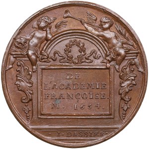 Francie Bronzová medaile (1723-1724) - Slavní muži doby Ludvíka XIV - Jean Louis Guez de Balzac (1597-1654)