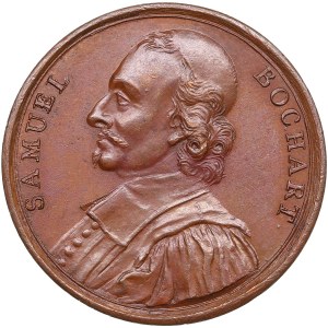 France Bronze Medal (1723-1724) - Famous Men of the Age of Louis XIV - Samuel Bochart (1599-1667)