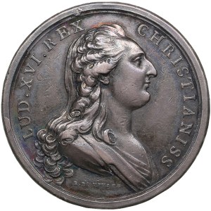 France Silver Medal 1785 - Birth of the Duke of Normandy (Louis XVII)