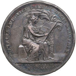 Frankreich Silbermedaille 1785 - Geburt des Herzogs der Normandie (Ludwig XVII.)