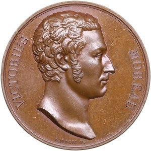 Frankreich Bronzemedaille 1819 - Jean Victor Marie Moreau (1763-1813)