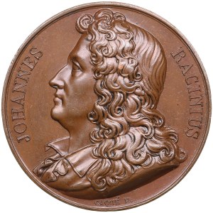 France Bronze Medal 1821 - Jean Racine (1639-1699)
