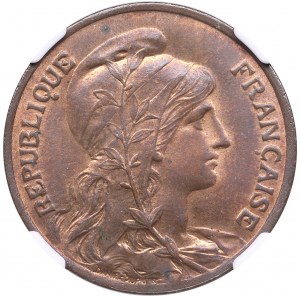 Francja 10 centymów 1912 - Trzecia Republika (1870-1940) - NGC MS 64 RB