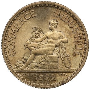 Frankreich 1 Franc 1922 - Dritte Republik (1870-1940)