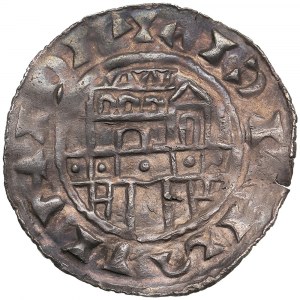 Allemagne, Regensburg (monnaie royale) AR Denar - Heinrich IV en tant que roi (1056-1084)
