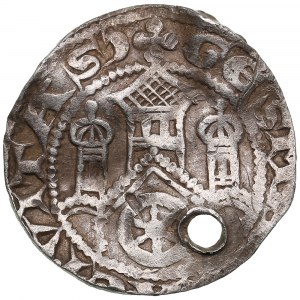 Germany, Bishopric of Paderborn (Hofgeismar) AR Denar - Simon I zur Lippe (1247-1277)